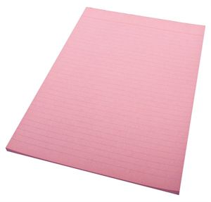 Image for QUILL RULED BOND PAD 70GSM 50 LEAF A4 PINK from Mackay Business Machines (MBM) Office National