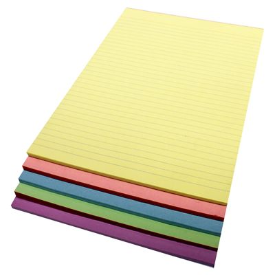 Image for QUILL RULED BOND PAD 70GSM 50 LEAF A4 ASSORTED PACK 5 from Mackay Business Machines (MBM) Office National