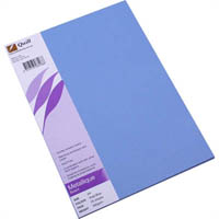 quill metallique board 285gsm a4 blue pack 25