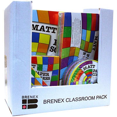 Image for BRENEX PAPER SHAPES ASSORTED CLASSROOM PACK from Office National Balcatta