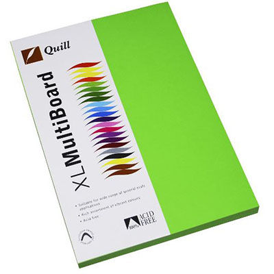Image for QUILL COLOURED A4 COPY PAPER 80GSM LIME PACK 100 SHEETS from OFFICE NATIONAL CANNING VALE