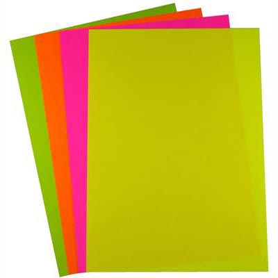 Image for QUILL COLOURED A4 COPY PAPER 80GSM FLUORO ASSORTED PACK 100 SHEETS from Aztec Office National