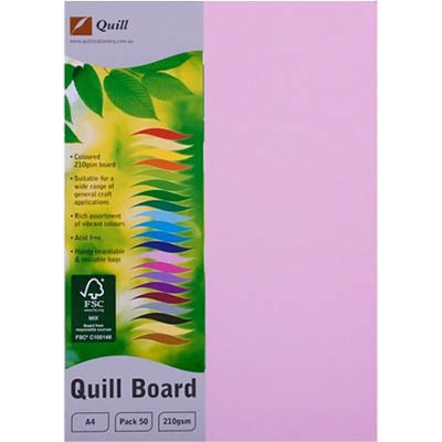 Image for QUILL XL MULTIBOARD 210GSM A4 MUSK PACK 50 from Office National Perth CBD