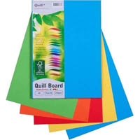 quill xl multiboard 210gsm a4 assorted brights pack 50