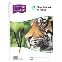 derwent academy artist sketch book pp portrait a3 20 sheets