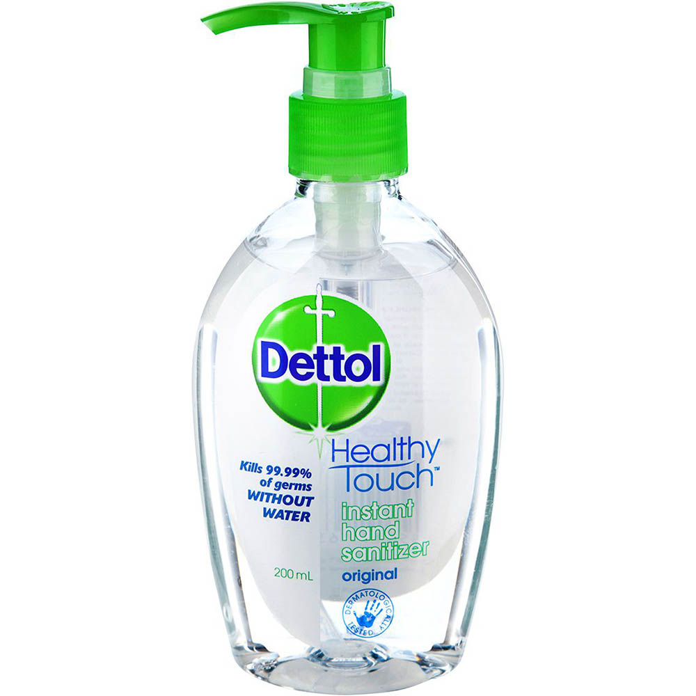 Image for DETTOL HEALTHY TOUCH ANTI-BACTERIAL INSTANT LIQUID HAND SANITISER 200ML PUMP from Aztec Office National