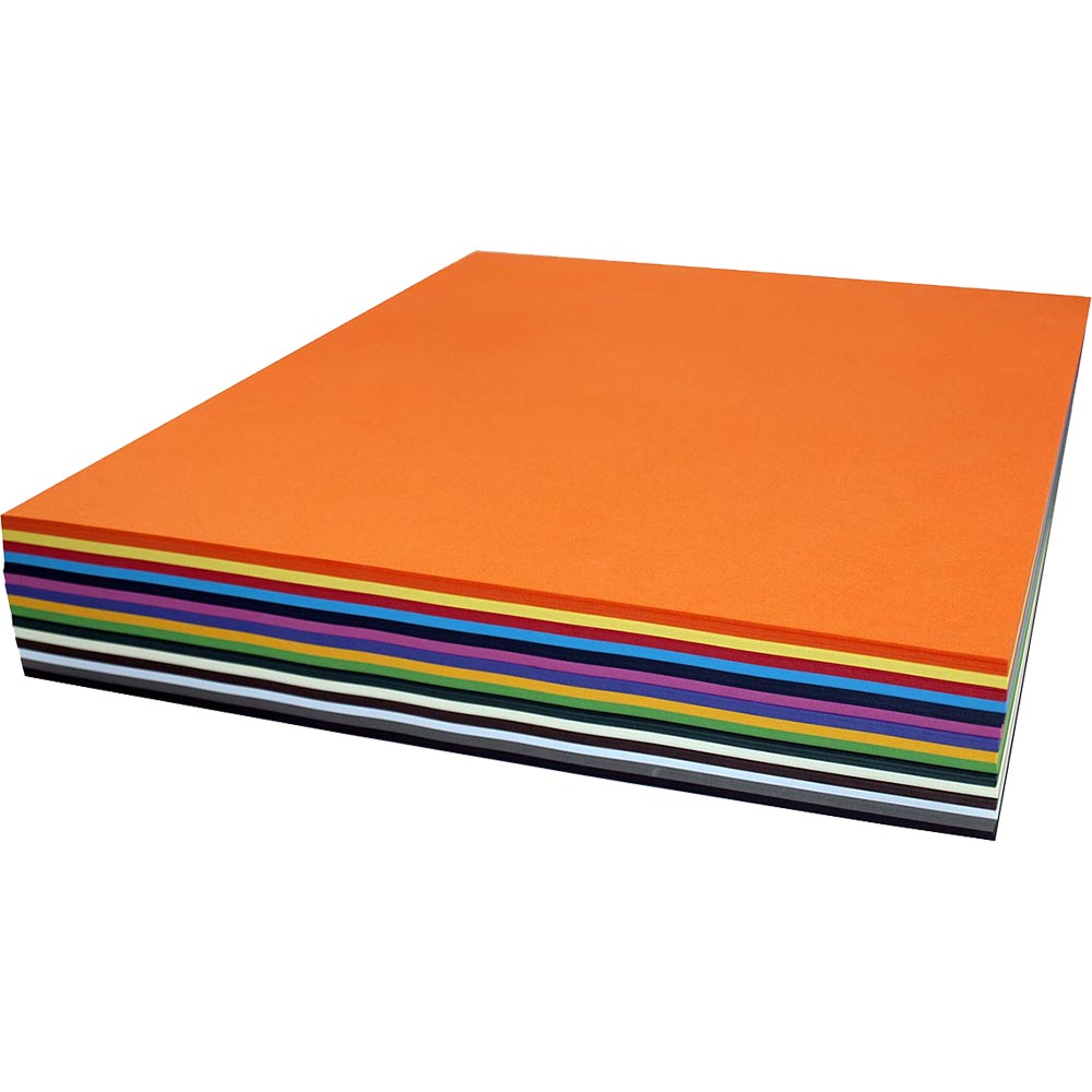 Image for RAINBOW COVER PAPER 125GSM 380 X 510MM ASSORTED PACK 500 from Discount Office National