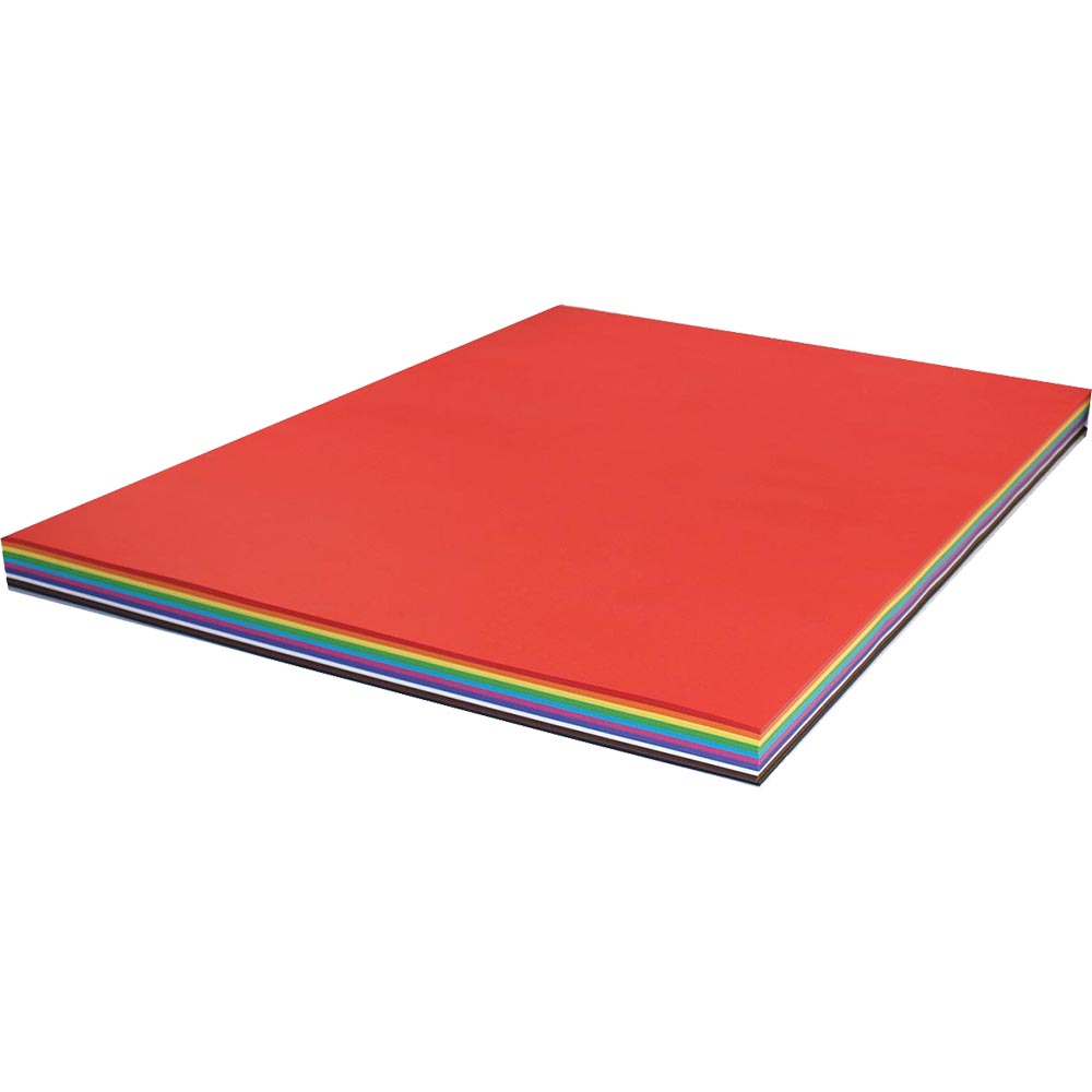 Image for RAINBOW COVER PAPER 125GSM 510 X 760MM 2 ASSORTED PACK 250 from Emerald Office Supplies Office National