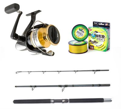Image for SHIMANO TCURVE REVOLUTION FISHING PACK (163100 POINTS REQUIRED) from Aztec Office National