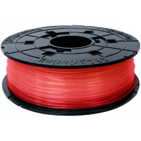 xyz 3d printer pro series pla filament 600g clear red
