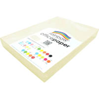 rainbow coloured a3 copy paper 80gsm 500 sheets ivory