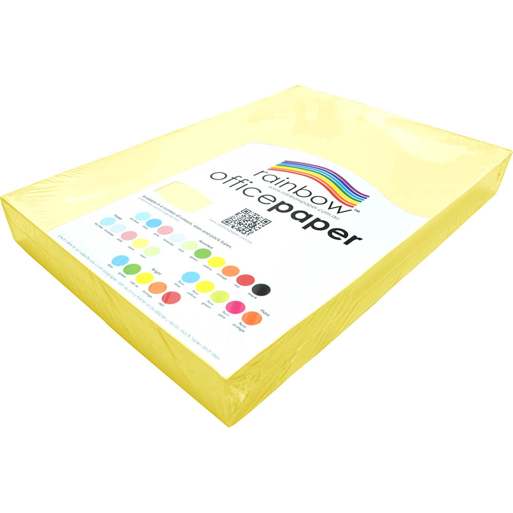 Image for RAINBOW COLOURED A3 COPY PAPER 80GSM 500 SHEETS SAND from Complete Stationery Office National (Devonport & Burnie)