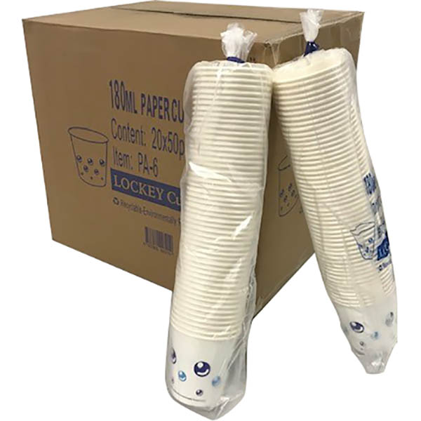 Image for REFRESH PAPER CUP 180ML WHITE CARTON 1000 from Surry Office National