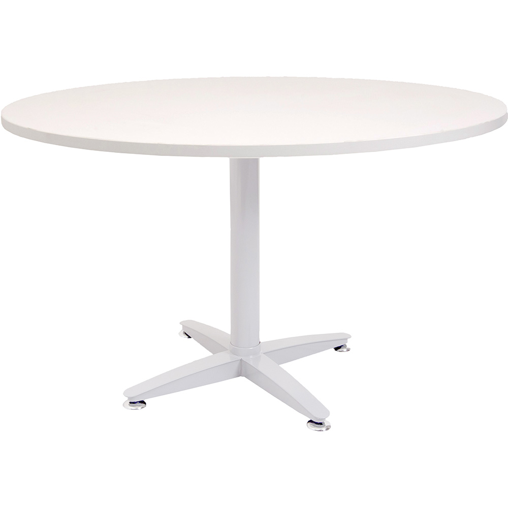 Image for RAPID SPAN 4 STAR ROUND TABLE 1200MM NATURAL WHITE/WHITE from Discount Office National