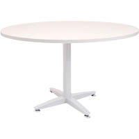 rapid span 4 star round table 1200mm natural white/white