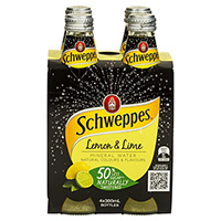 schweppes lemon and lime mineral water bottle 300ml carton 24