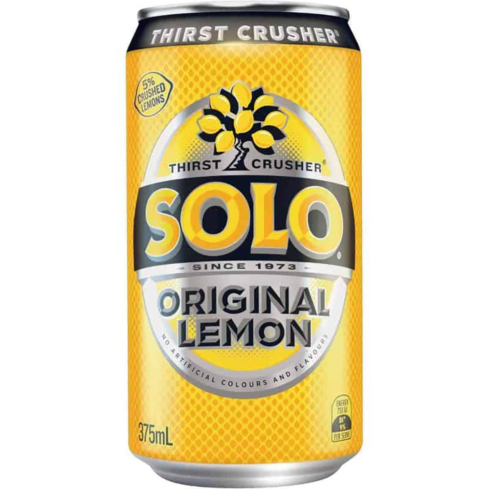 Image for SOLO ORIGINAL LEMON CAN 375ML PACK 30 from Aztec Office National