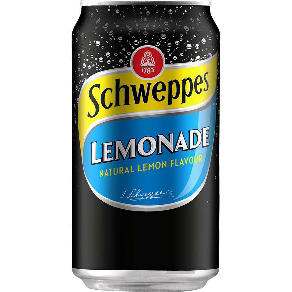 Image for SCHWEPPES LEMONADE CAN 375ML PACK 30 from Aztec Office National