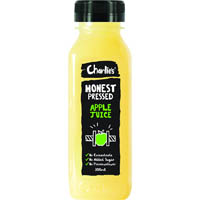 charlies apple juice pet 300ml carton 12