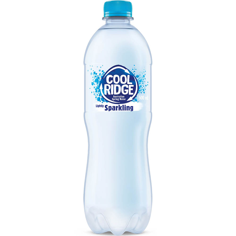 Image for COOL RIDGE LIGHTLY SPARKLING WATER PET NATURAL 500ML CARTON 24 from Paul John Office National
