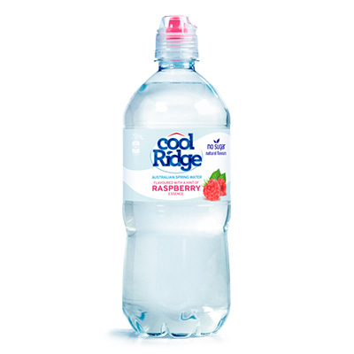 Image for COOL RIDGE SPRING WATER RASPBERRY 750ML CARTON 12 from Angletons Office National