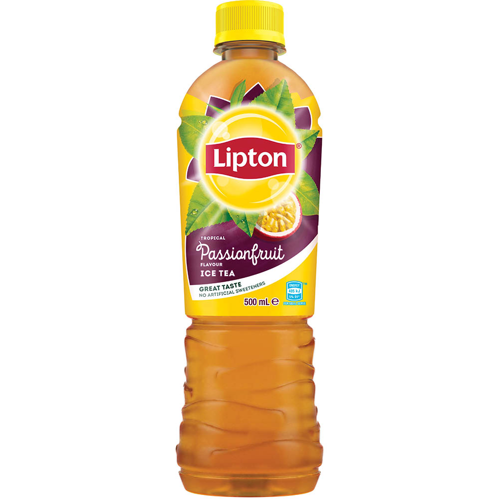 Image for LIPTON ICE TEA TROPICAL PASSIONFRUIT 500ML from Aztec Office National Melbourne