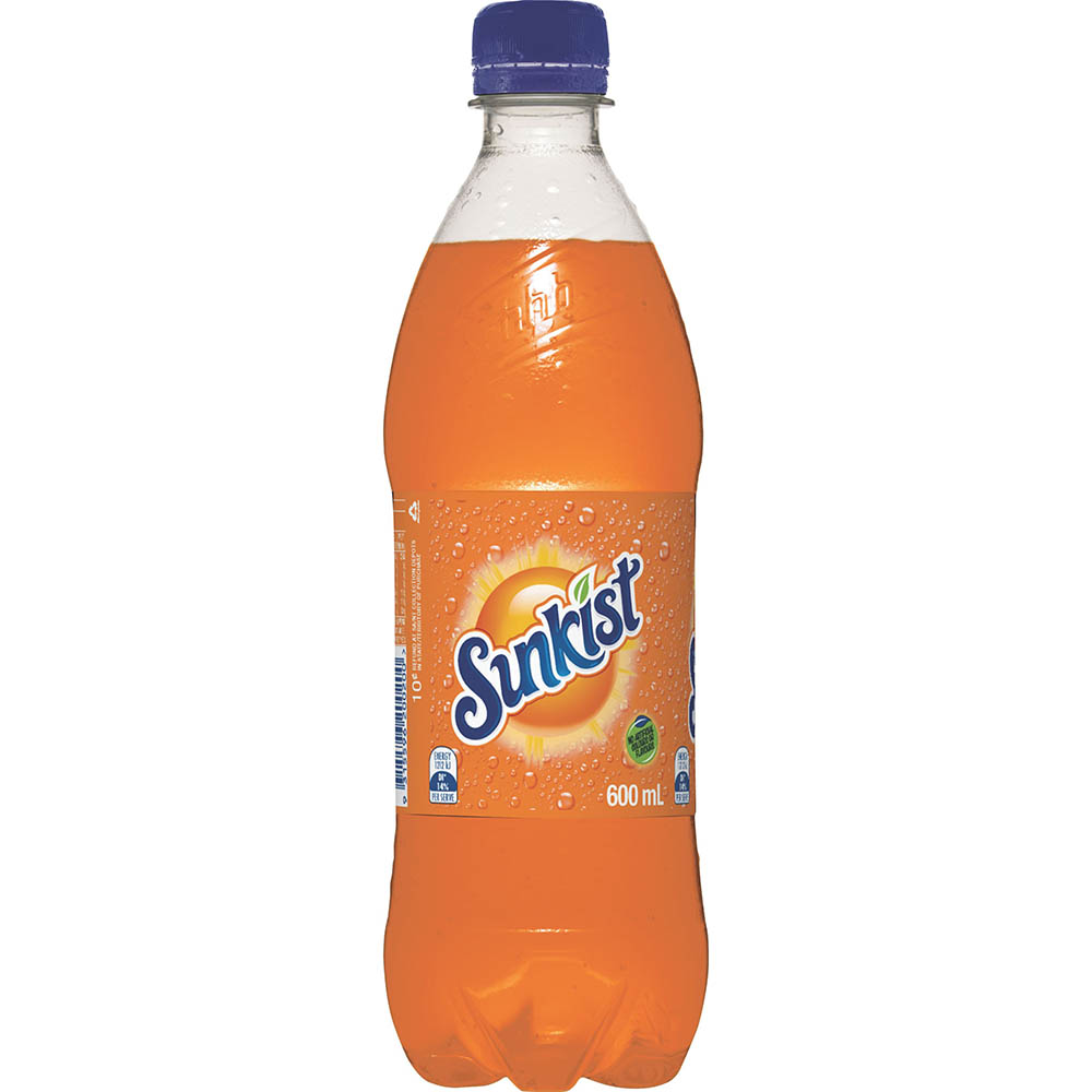 Image for SUNKIST ORANGE 600ML PACK 24 from Angletons Office National