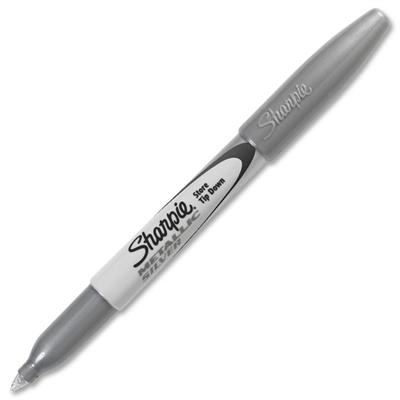 Image for SHARPIE PERMANENT MARKER BULLET FINE 1.0MM METALLIC SILVER from Surry Office National