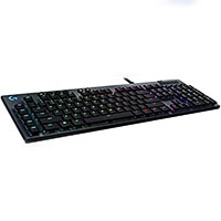 logitech g815 lightsync rgb mechanical gaming keyboard gl linear black
