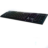 logitech g915 lightspeed wireless rgb mechanical gaming keyboard gl clicky black