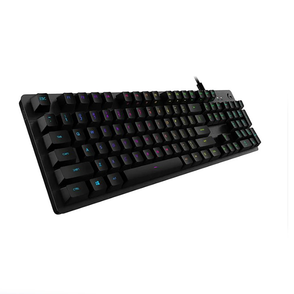 Image for LOGITECH G512 MECHANICAL GAMING KEYBOARD CARBON LIGHTSYNC BLACK WITH BROWN SWITCHES from Office National Barossa