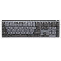 logitech mx mechanical keyboard wireless tactile quiet graphite
