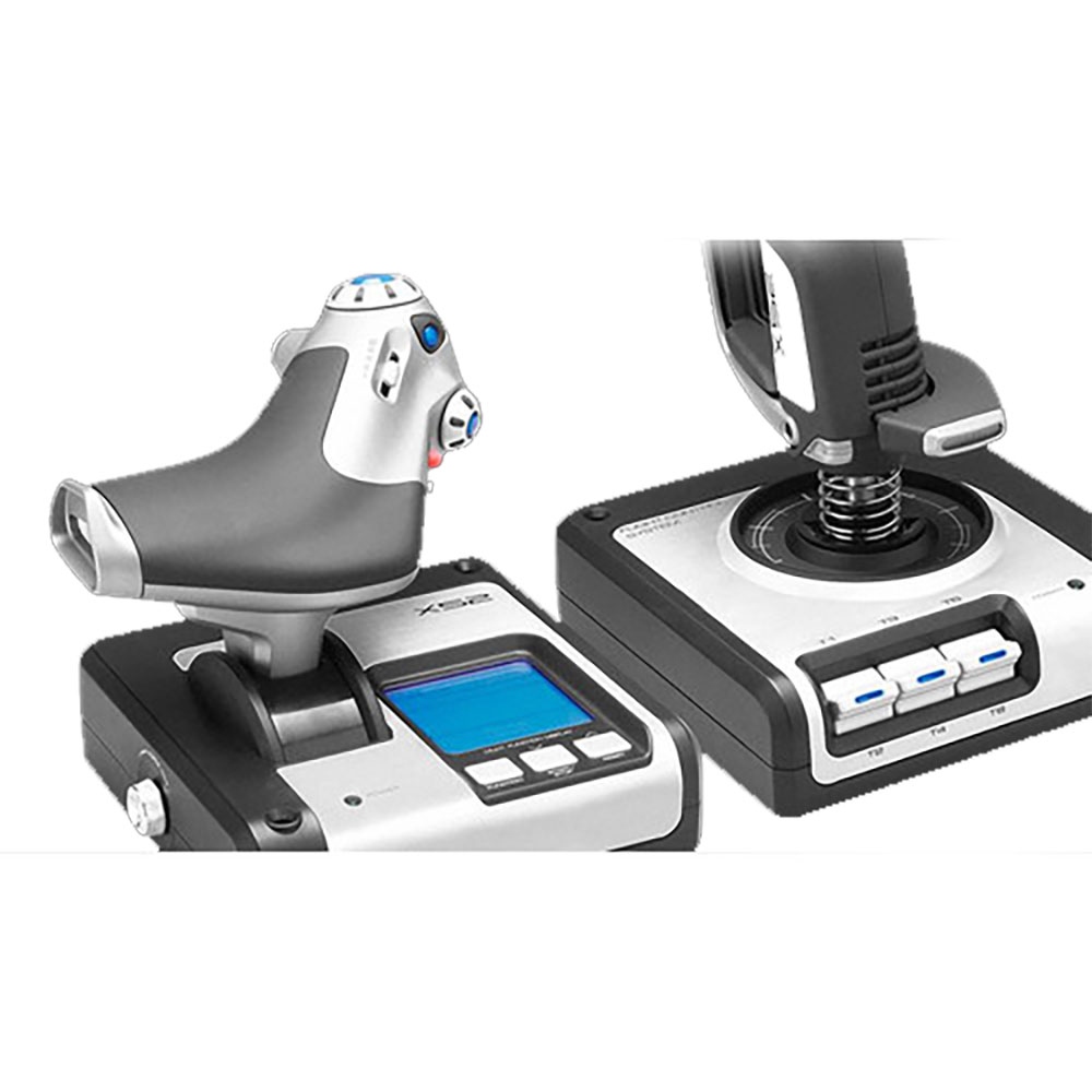 Image for LOGITECH THROTTLE AND STICK STIMULATION CONTROLLER SILVER from Aztec Office National