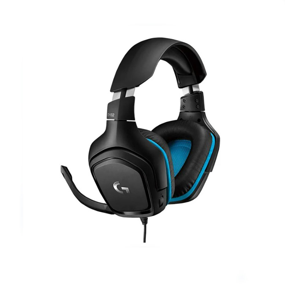 Image for LOGITECH G432 GAMING HEADSET SURROUND SOUND WIRED 7.1 BLACK from Office National