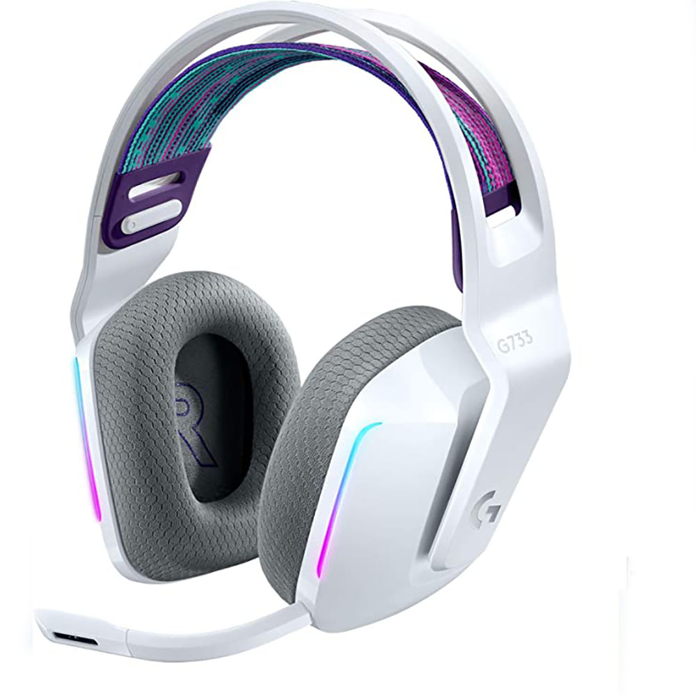 Image for LOGITECH G733 GAMING HEADSET RGB LIGHTSPEED WIRELESS WHITE from PaperChase Office National