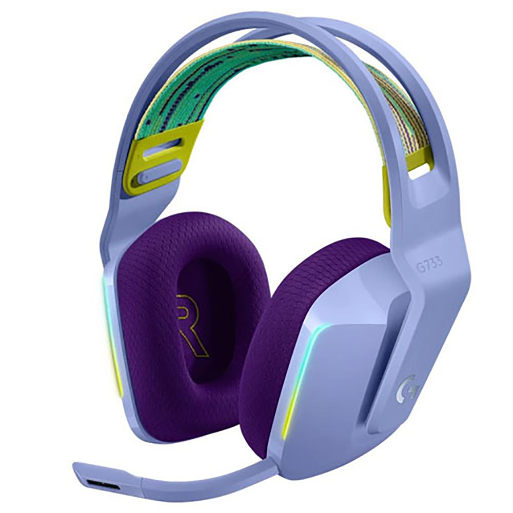 Image for LOGITECH G733 GAMING HEADSET RGB LIGHTSPEED WIRELESS LILAC from Axsel Office National