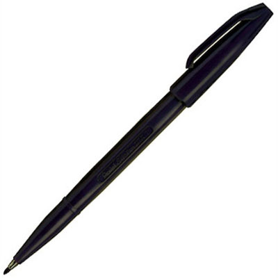 Image for PENTEL S520 SIGN PEN 0.8MM BLACK from Mackay Business Machines (MBM) Office National