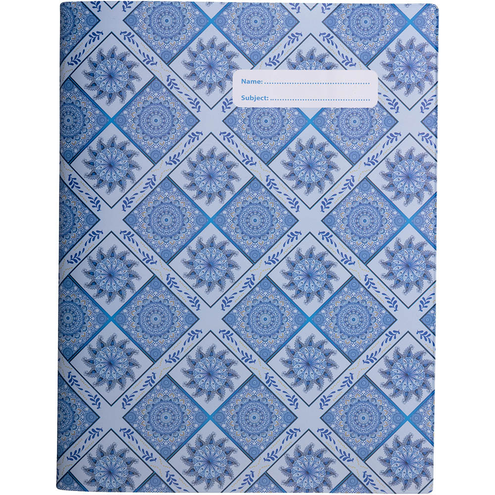 Image for SPENCIL EXERCISE BOOK COVER BOHO BLUE 2 from SBA Office National - Darwin