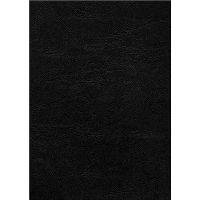 Image for GOLD SOVEREIGN BINDING COVER LEATHERGRAIN 250GSM A3 BLACK PACK 100 from Coleman's Office National