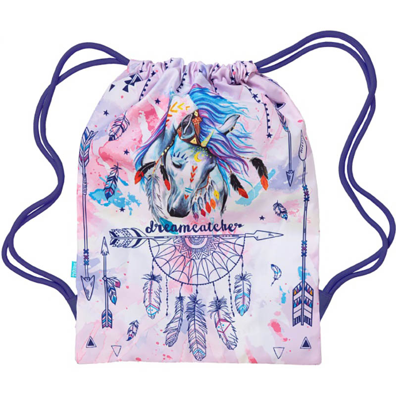 Image for SPENCIL DRAWSTRING BAG BIG DREAMCATCHER HORSE from Office National Sydney Stationery