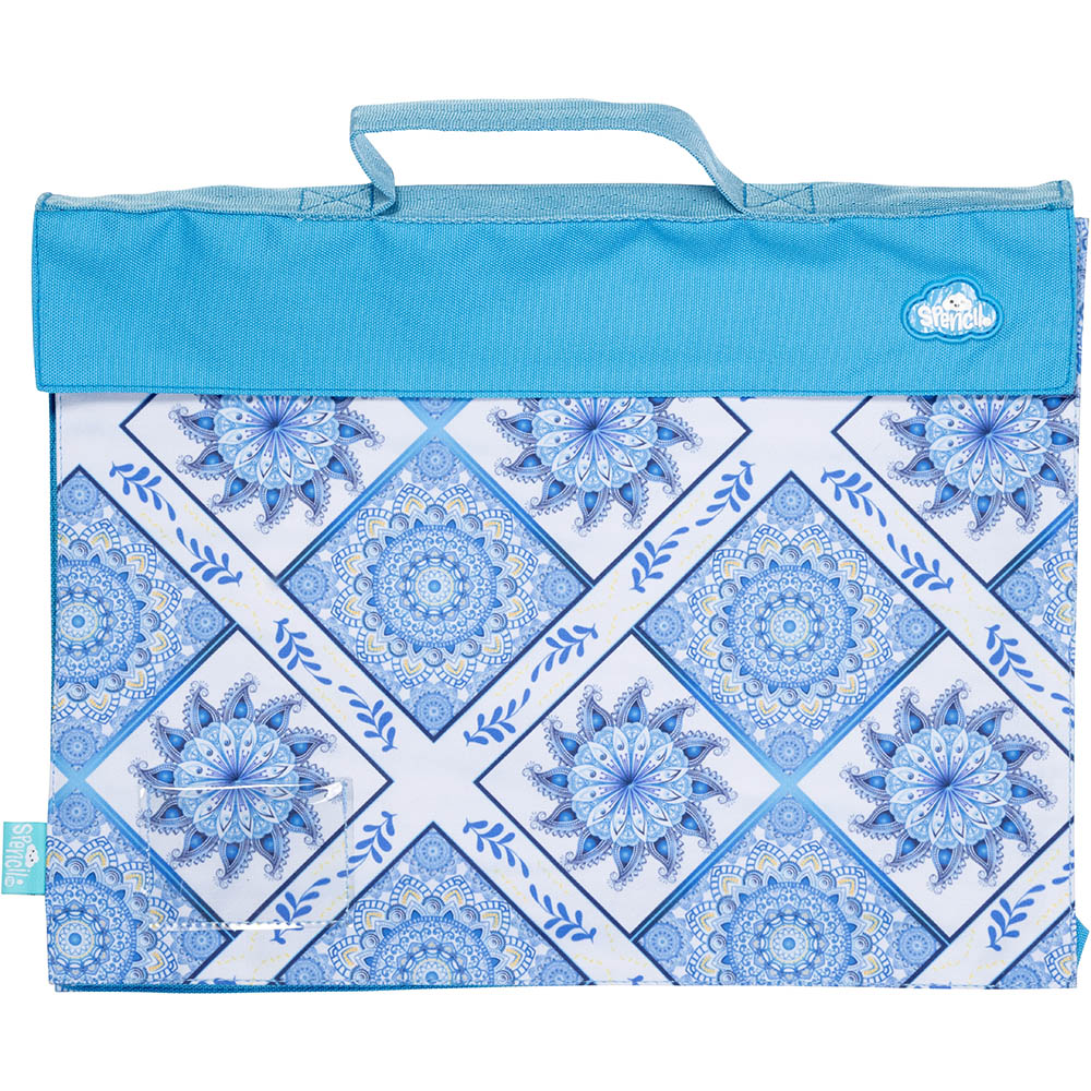 Image for SPENCIL LIBRARY BAG BOHO BLUE from Officebarn Office National