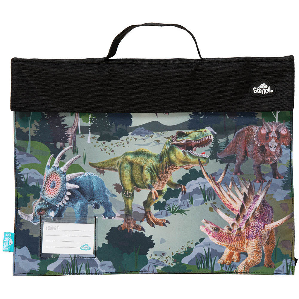 Image for SPENCIL LIBRARY BAG DINOSAUR DISCOVERY from Ezi Office Supplies Gold Coast Office National