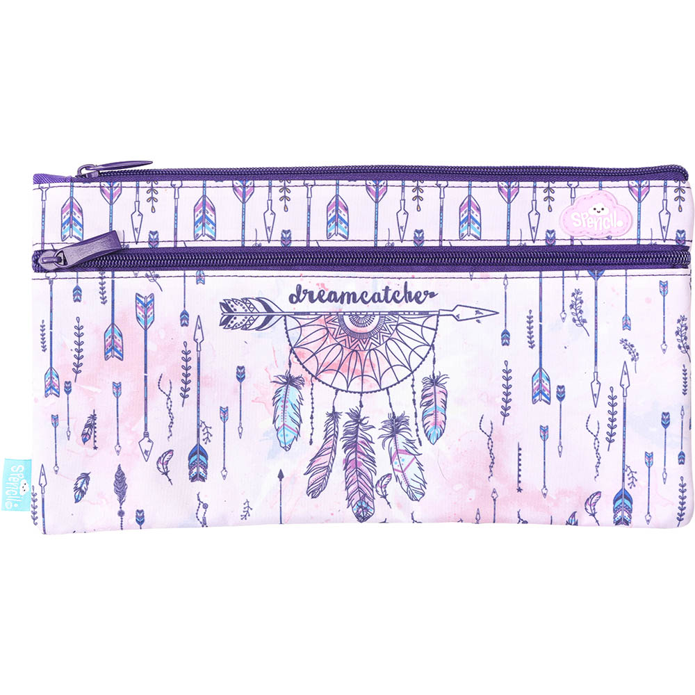 Image for SPENCIL TWIN ZIP PENCIL CASE DREAMCATCHER HORSE from Discount Office National