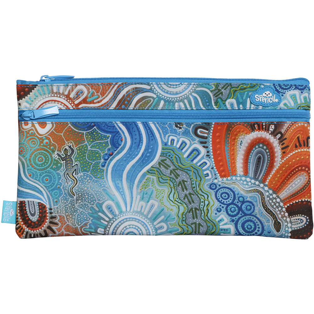 Image for SPENCIL TWIN ZIP PENCIL CASE KALKATUNGU MUU from OFFICE NATIONAL CANNING VALE