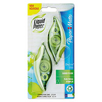 papermate liquid paper dryline grip recycled correction tape pack 2