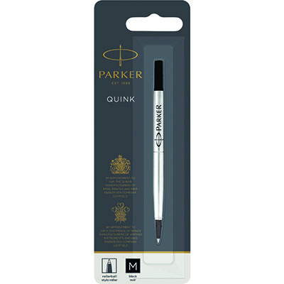 Image for PARKER QUINKFLOW ROLLERBALL PEN REFILL MEDIUM NIB BLACK from Office National ONE Solution Business Supplies