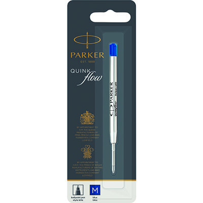 Image for PARKER QUINKFLOW BALLPOINT PEN REFILL MEDIUM NIB BLUE from Office National ONE Solution Business Supplies