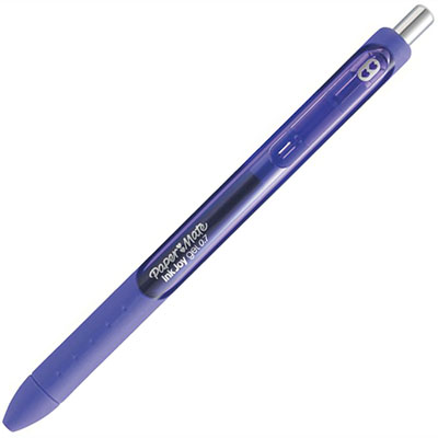 Image for PAPERMATE INKJOY RETRACTABLE GEL PEN MEDIUM 0.7MM PURPLE BOX 12 from Office National Sydney Stationery