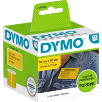 dymo 2133400 labelwriter shipping labels 54mm x 101mm yellow box 220