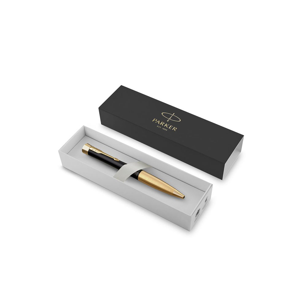 Image for PARKER BALLPOINT PEN URBAN MUTED BLACK GOLD TWIST from Office National